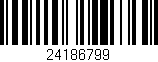 Código de barras (EAN, GTIN, SKU, ISBN): '24186799'