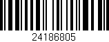 Código de barras (EAN, GTIN, SKU, ISBN): '24186805'