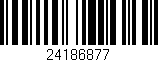 Código de barras (EAN, GTIN, SKU, ISBN): '24186877'