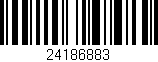 Código de barras (EAN, GTIN, SKU, ISBN): '24186883'