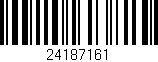 Código de barras (EAN, GTIN, SKU, ISBN): '24187161'