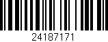Código de barras (EAN, GTIN, SKU, ISBN): '24187171'