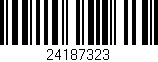 Código de barras (EAN, GTIN, SKU, ISBN): '24187323'