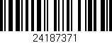 Código de barras (EAN, GTIN, SKU, ISBN): '24187371'