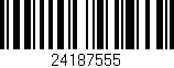Código de barras (EAN, GTIN, SKU, ISBN): '24187555'