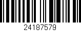 Código de barras (EAN, GTIN, SKU, ISBN): '24187579'