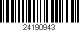 Código de barras (EAN, GTIN, SKU, ISBN): '24190943'