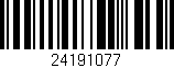 Código de barras (EAN, GTIN, SKU, ISBN): '24191077'