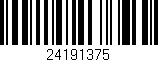 Código de barras (EAN, GTIN, SKU, ISBN): '24191375'