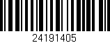 Código de barras (EAN, GTIN, SKU, ISBN): '24191405'