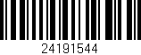 Código de barras (EAN, GTIN, SKU, ISBN): '24191544'