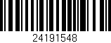 Código de barras (EAN, GTIN, SKU, ISBN): '24191548'