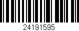 Código de barras (EAN, GTIN, SKU, ISBN): '24191595'