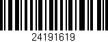 Código de barras (EAN, GTIN, SKU, ISBN): '24191619'