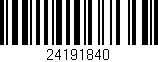 Código de barras (EAN, GTIN, SKU, ISBN): '24191840'