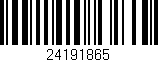 Código de barras (EAN, GTIN, SKU, ISBN): '24191865'