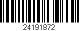 Código de barras (EAN, GTIN, SKU, ISBN): '24191872'