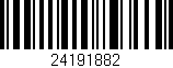 Código de barras (EAN, GTIN, SKU, ISBN): '24191882'