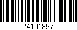 Código de barras (EAN, GTIN, SKU, ISBN): '24191897'