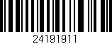 Código de barras (EAN, GTIN, SKU, ISBN): '24191911'