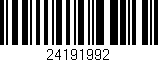 Código de barras (EAN, GTIN, SKU, ISBN): '24191992'