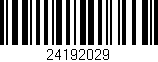 Código de barras (EAN, GTIN, SKU, ISBN): '24192029'