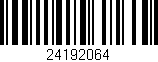 Código de barras (EAN, GTIN, SKU, ISBN): '24192064'