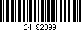 Código de barras (EAN, GTIN, SKU, ISBN): '24192099'