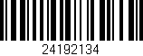 Código de barras (EAN, GTIN, SKU, ISBN): '24192134'