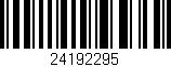 Código de barras (EAN, GTIN, SKU, ISBN): '24192295'