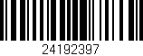 Código de barras (EAN, GTIN, SKU, ISBN): '24192397'