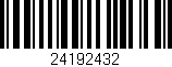 Código de barras (EAN, GTIN, SKU, ISBN): '24192432'
