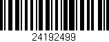 Código de barras (EAN, GTIN, SKU, ISBN): '24192499'