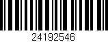 Código de barras (EAN, GTIN, SKU, ISBN): '24192546'