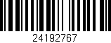 Código de barras (EAN, GTIN, SKU, ISBN): '24192767'