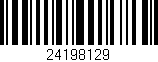Código de barras (EAN, GTIN, SKU, ISBN): '24198129'