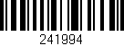 Código de barras (EAN, GTIN, SKU, ISBN): '241994'