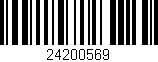 Código de barras (EAN, GTIN, SKU, ISBN): '24200569'
