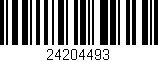 Código de barras (EAN, GTIN, SKU, ISBN): '24204493'