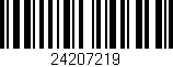 Código de barras (EAN, GTIN, SKU, ISBN): '24207219'