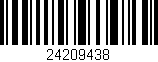 Código de barras (EAN, GTIN, SKU, ISBN): '24209438'