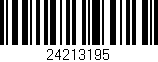 Código de barras (EAN, GTIN, SKU, ISBN): '24213195'