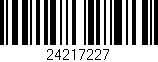 Código de barras (EAN, GTIN, SKU, ISBN): '24217227'