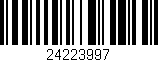 Código de barras (EAN, GTIN, SKU, ISBN): '24223997'