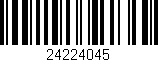 Código de barras (EAN, GTIN, SKU, ISBN): '24224045'