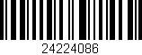 Código de barras (EAN, GTIN, SKU, ISBN): '24224086'