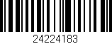 Código de barras (EAN, GTIN, SKU, ISBN): '24224183'