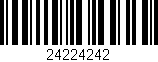 Código de barras (EAN, GTIN, SKU, ISBN): '24224242'