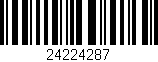 Código de barras (EAN, GTIN, SKU, ISBN): '24224287'