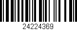Código de barras (EAN, GTIN, SKU, ISBN): '24224369'